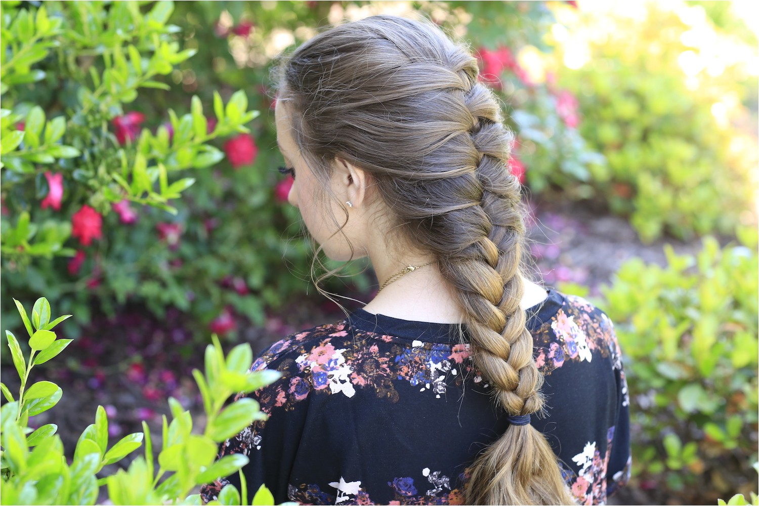 faux french braid