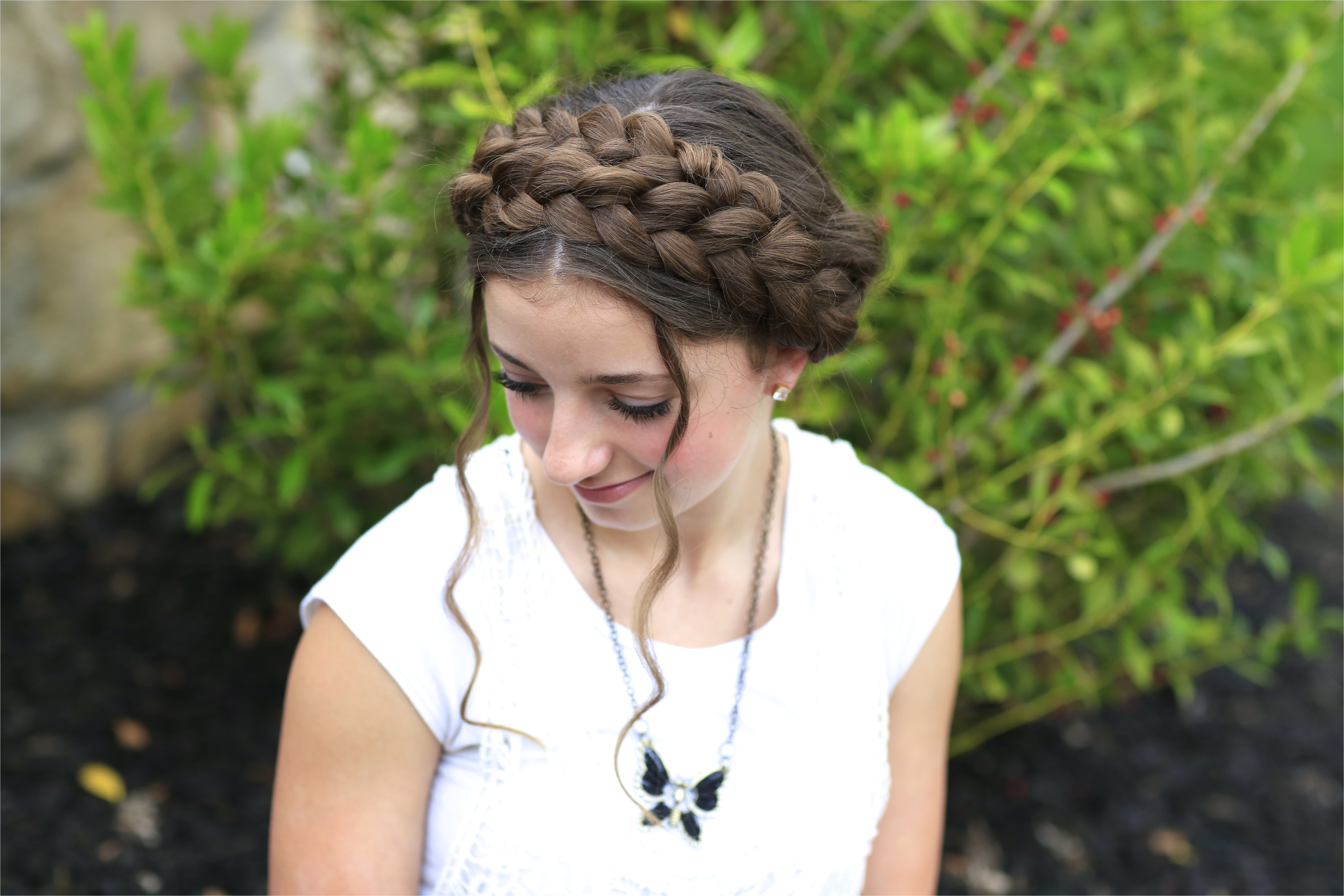 milkmaid braid cute summer hairstyles