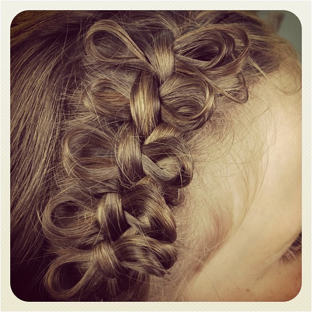 the bow braid cute braided hairstyles