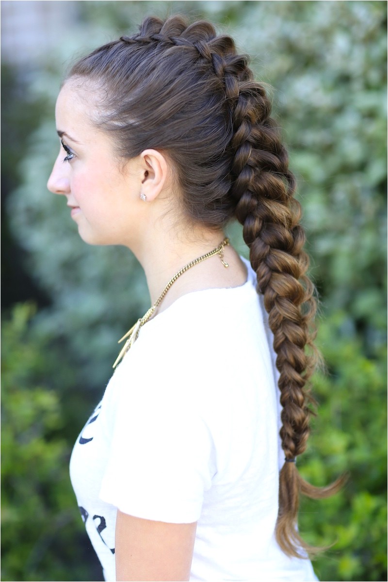 how to create a dragon braid