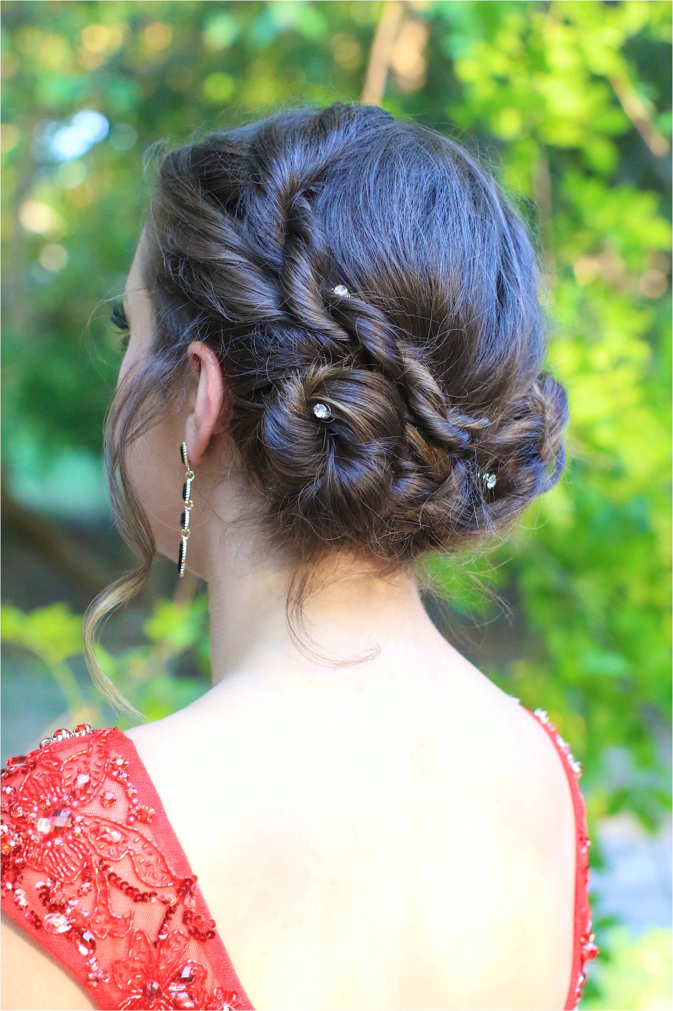 rope twist updo home ing hairstyles