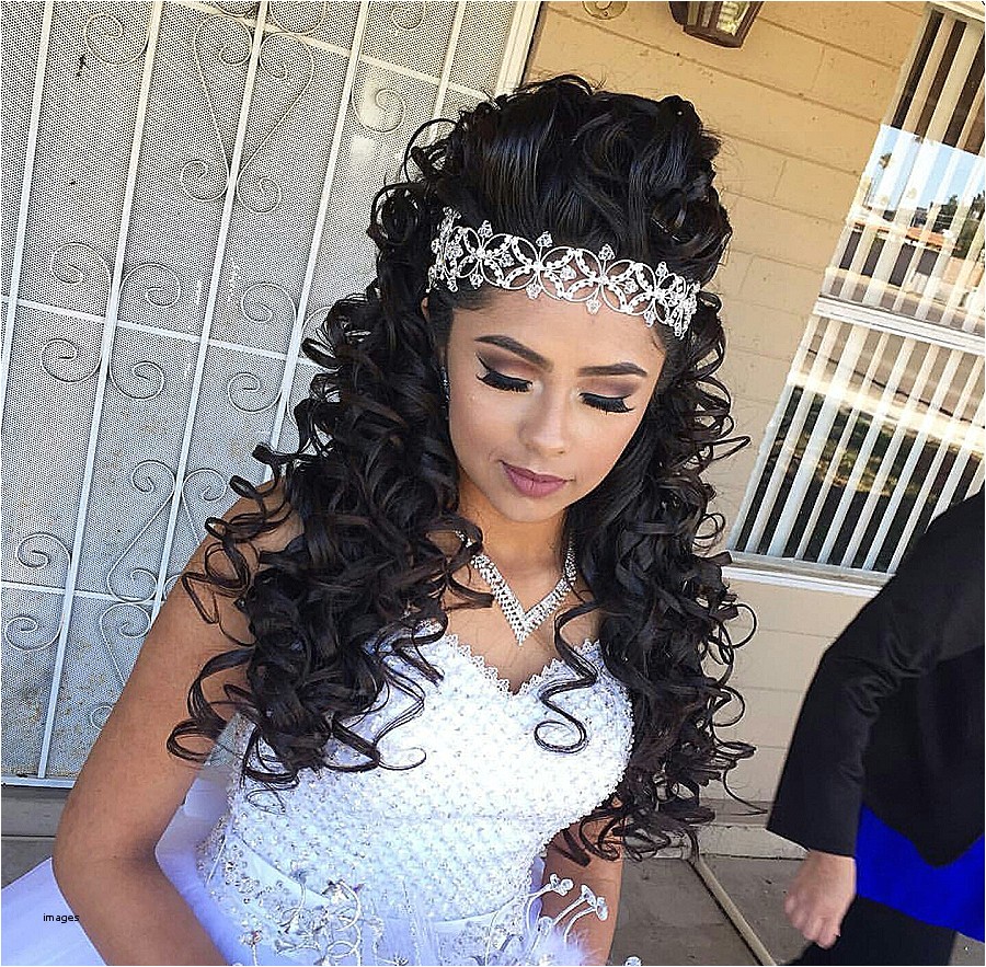 curly quinceanera hairstyles