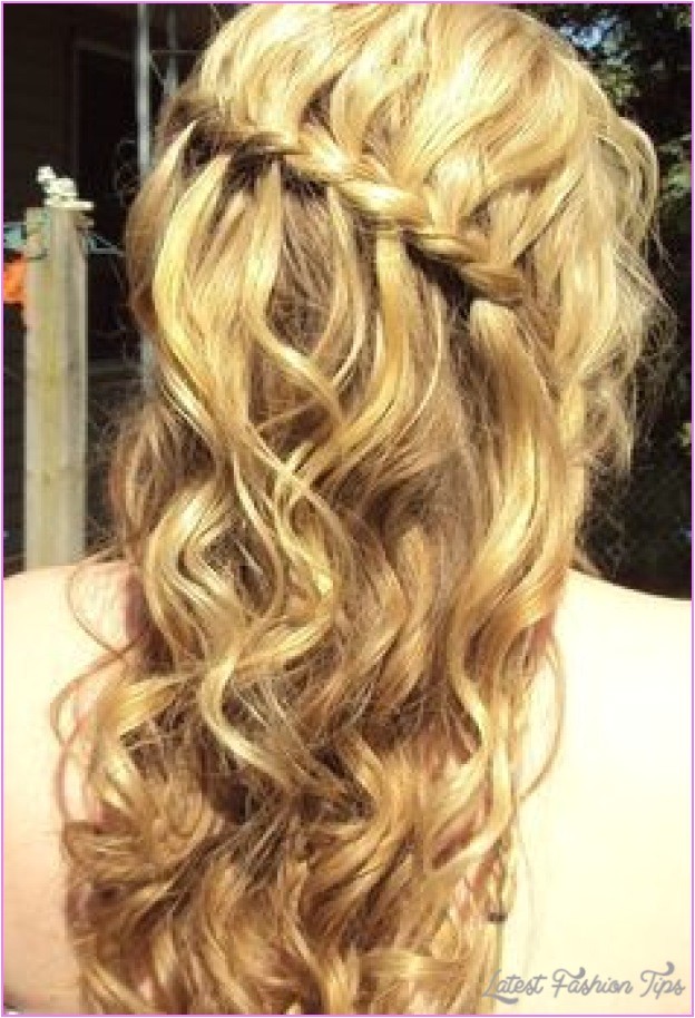 cute hairstyles school dances