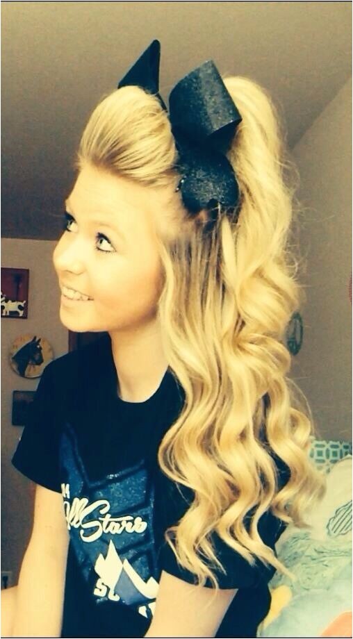 cheerleader hairstyles