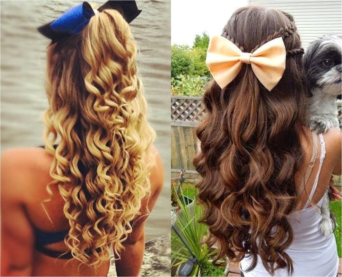 cute cheer hairstyles