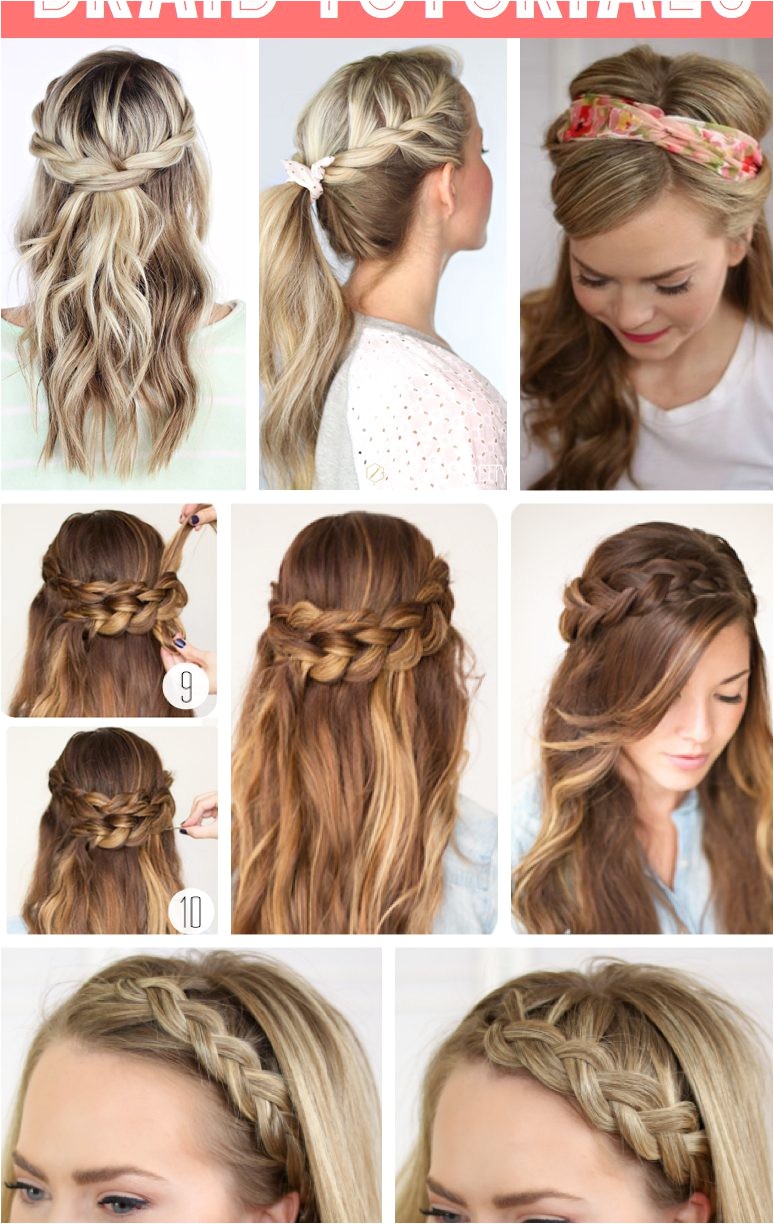 easy hairstyle for school