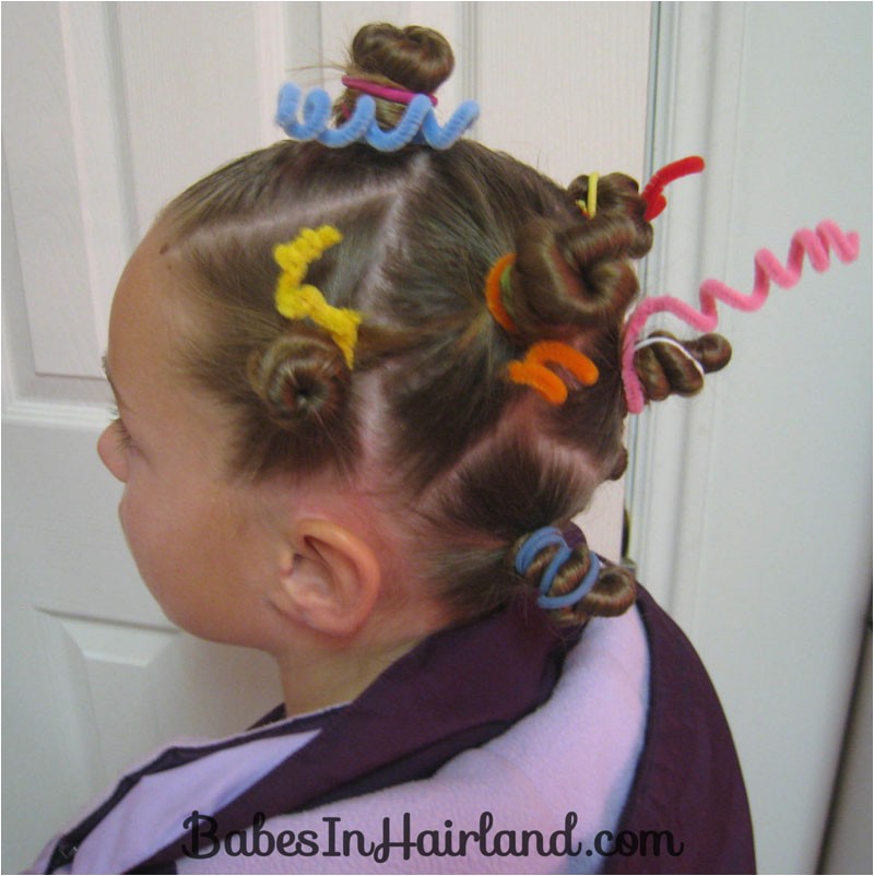 crazy hair day styles