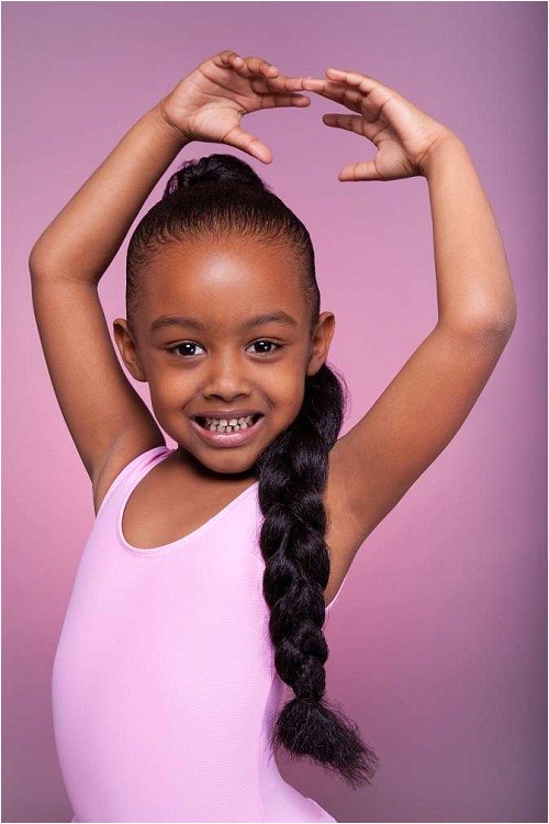 cute and quick braids hairstyles for black girls for dance class photos