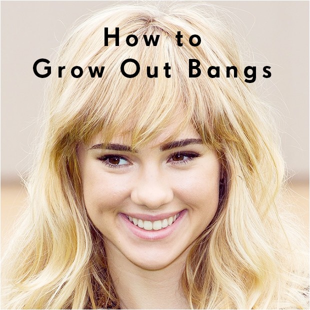 how to grow out bangs