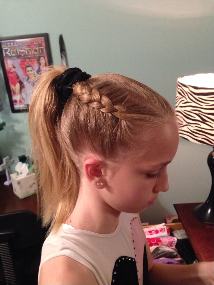 gymnastics hairstyles