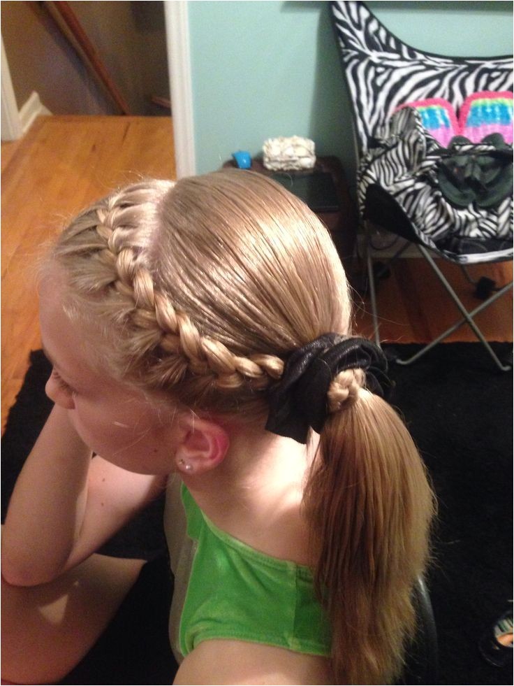 gymnastics hairstyles