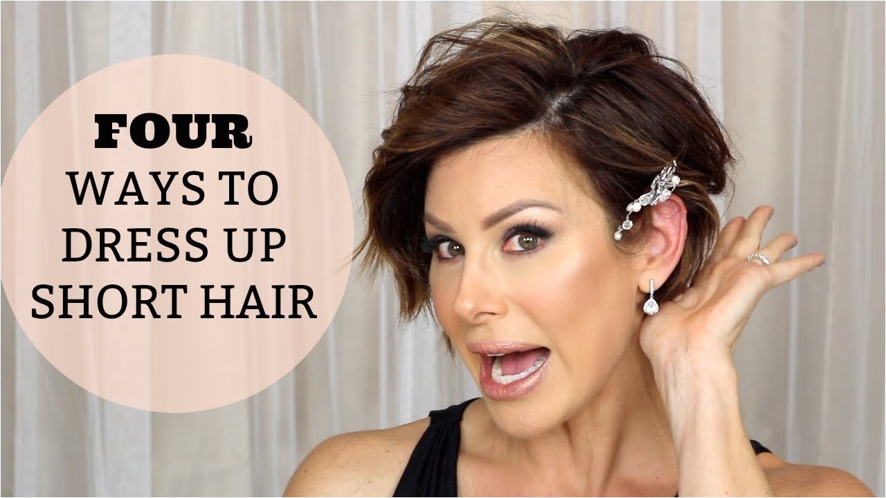 4 Quick Hairstyles To Dress Up Short Hair