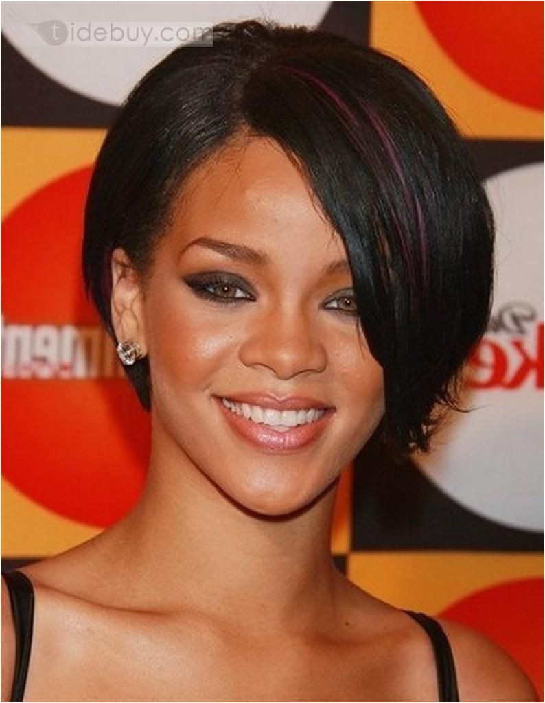 tapered haircut for black women with front long bang