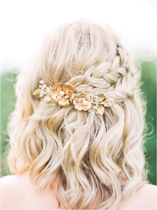 cute hairstyles for short hair for a wedding