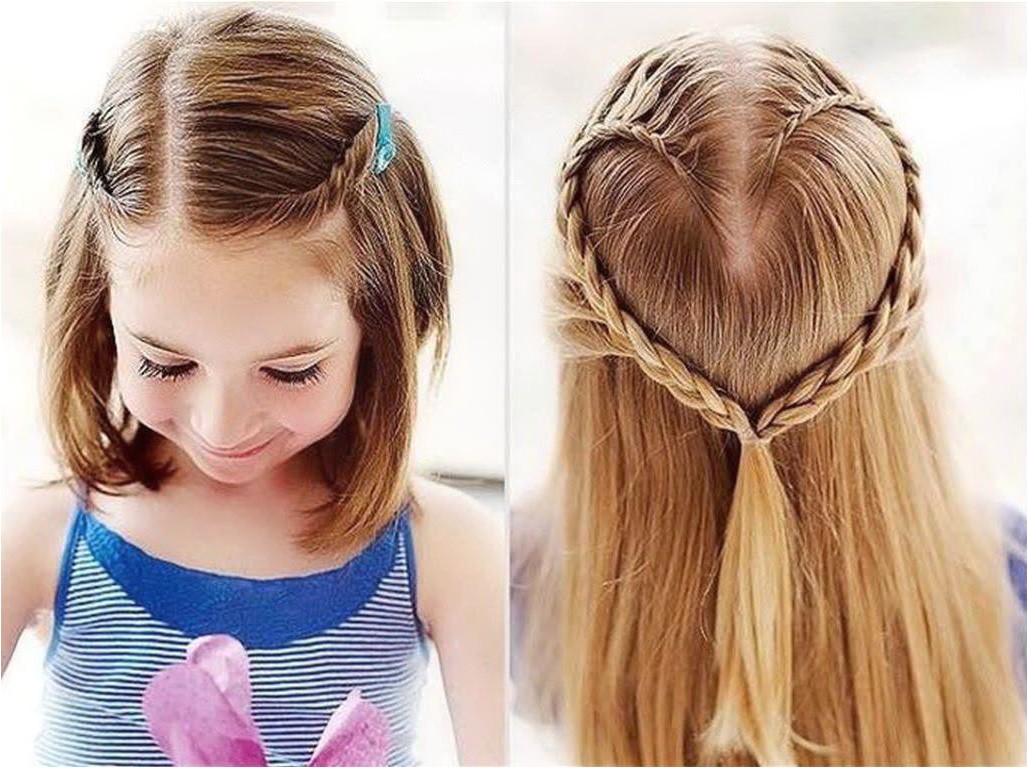 ideas for cute hairstyles for girls with short hair for school