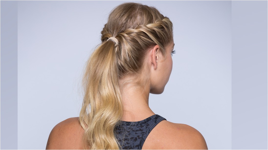 4 pretty and easy gym hairstyles