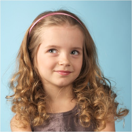easy hairstyles for kids with curly hair for party