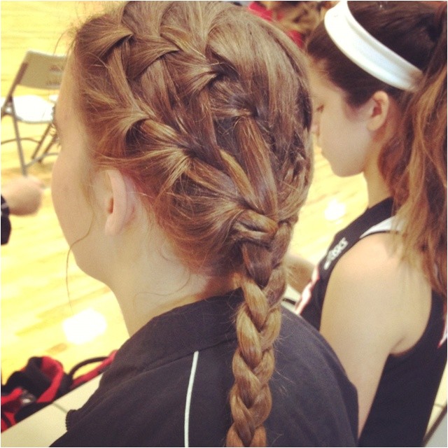 volleyball hair