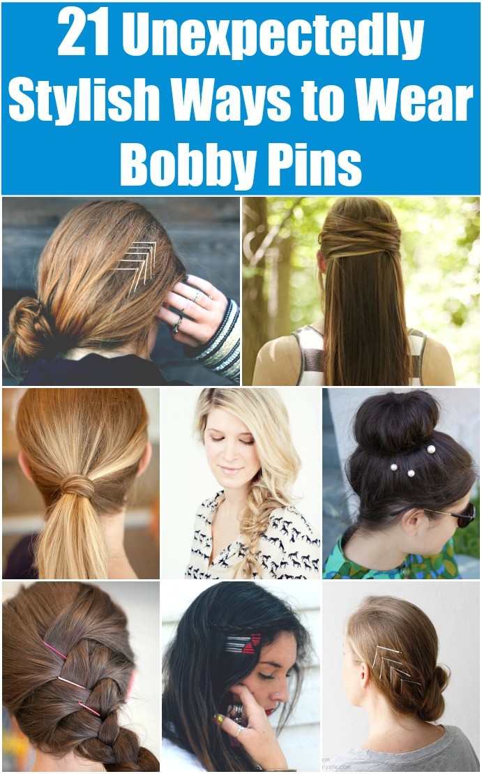 21 unexpectedly stylish ways wear bobby pins
