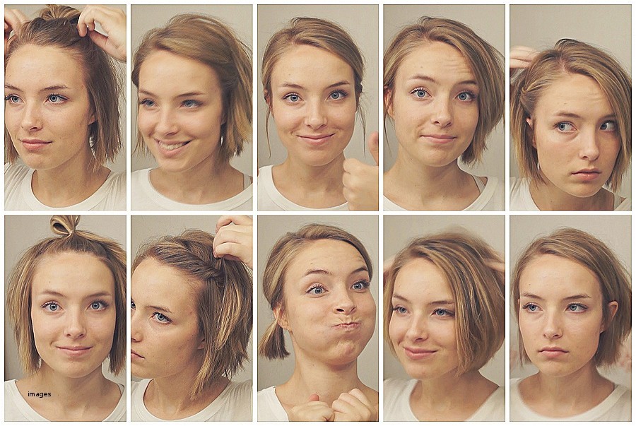 cute hairstyles while growing out short hair
