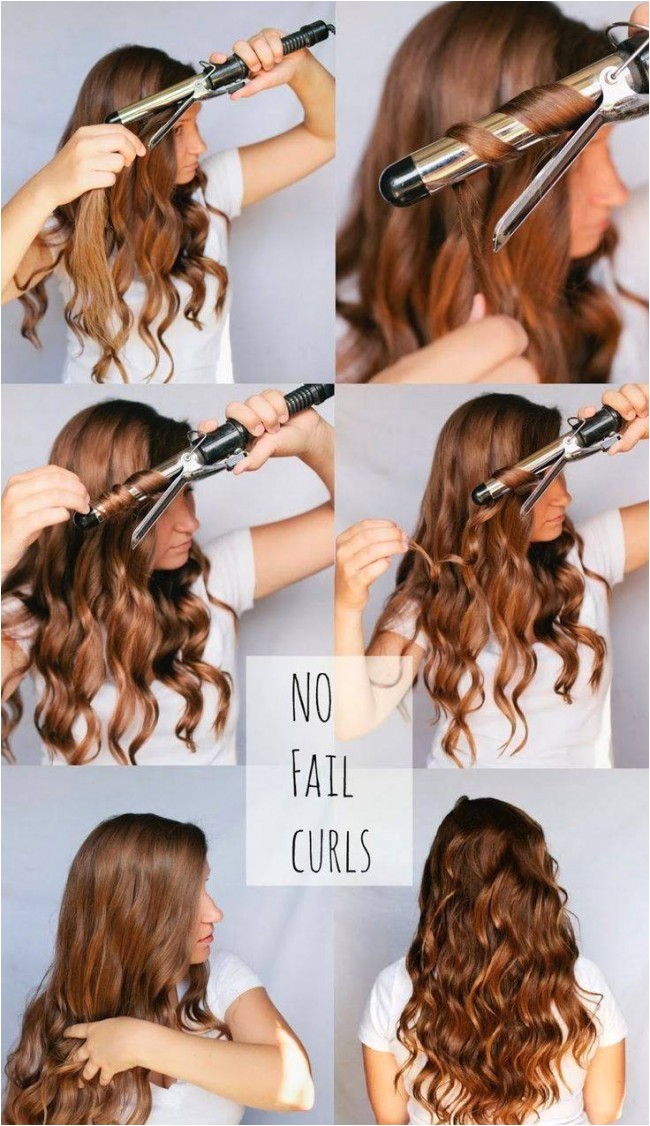 curl your hair using curling iron 2
