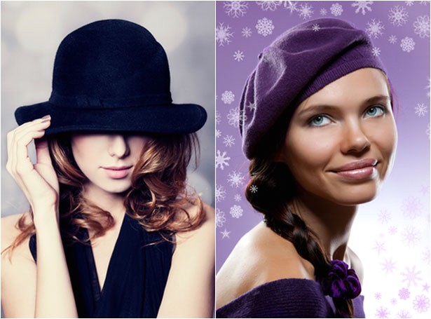 hairstyles to wear with winter hats