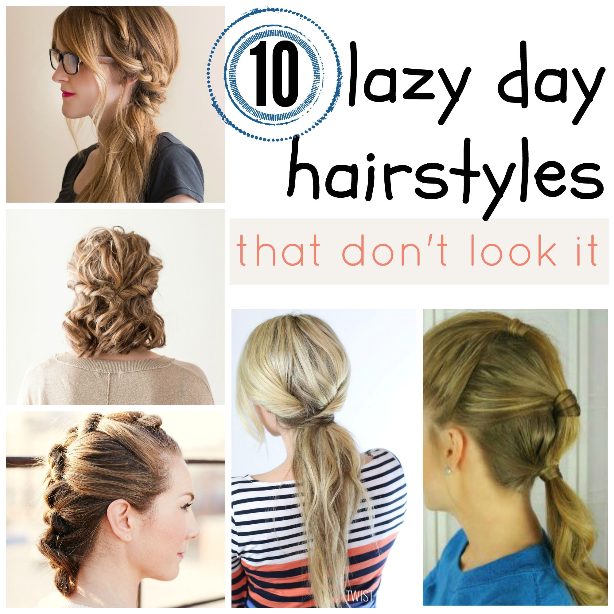 lazy day hairstyles