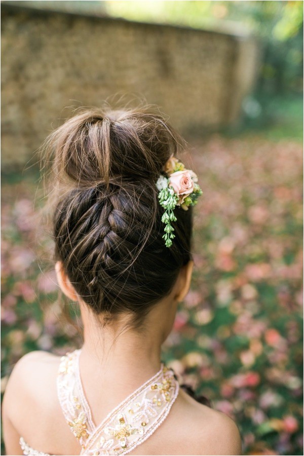 super cute little girl hairstyles for wedding