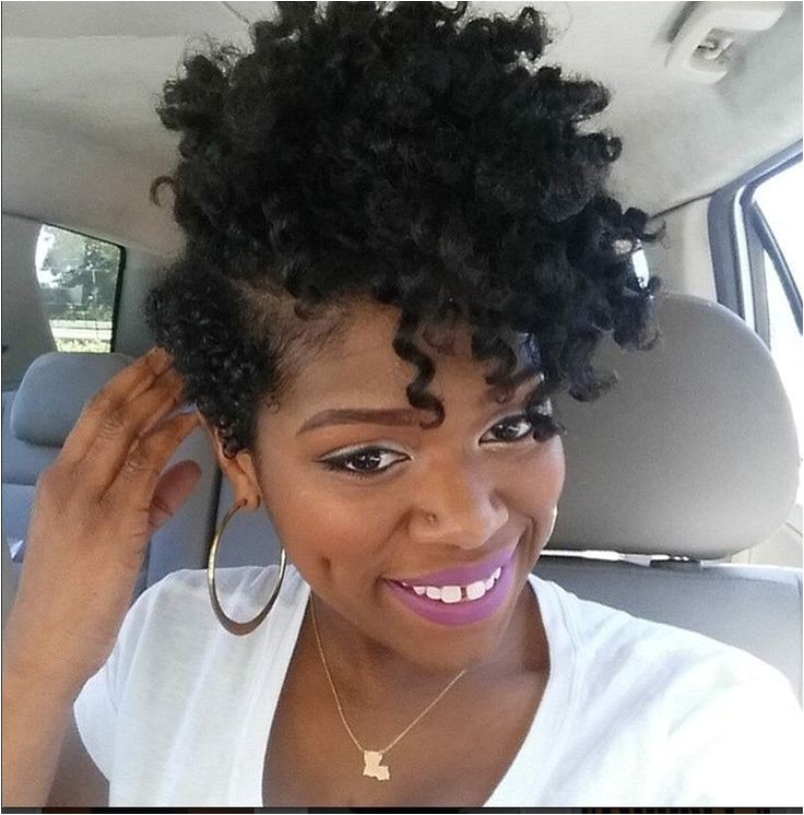 24 cute curly and natural short hairstyles for black women