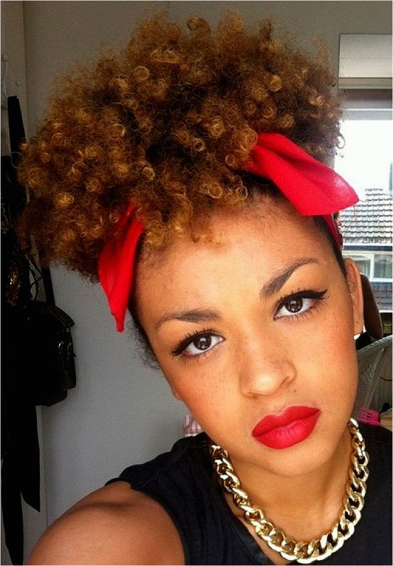 cute short natural hairstyles