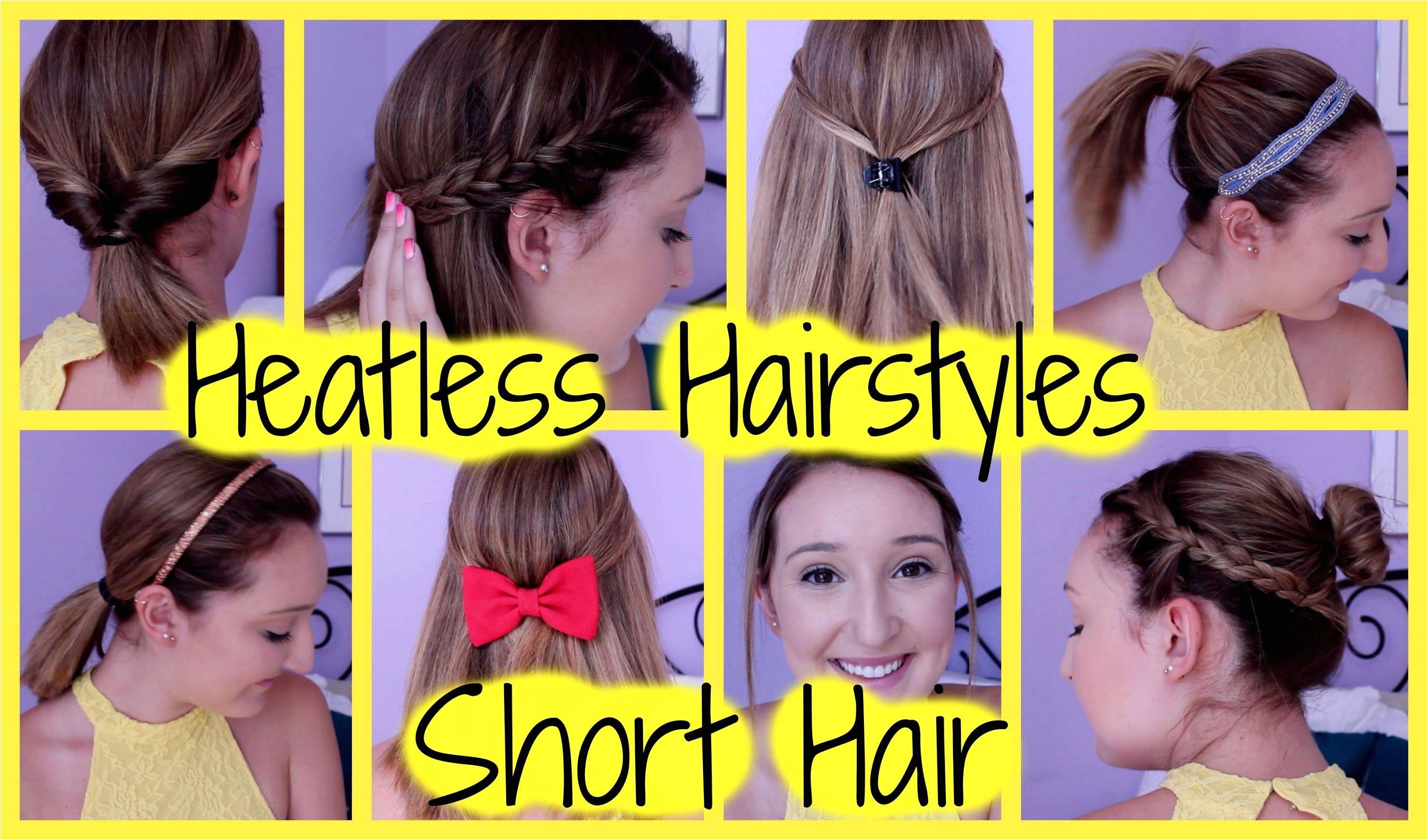 easy hairstyles for short hair instructions