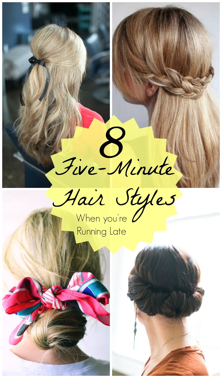 5 minute hairstyles for girls