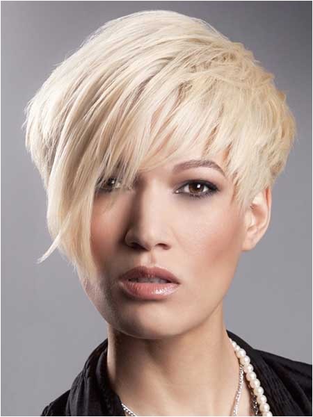 pictures of short haircuts with bangs