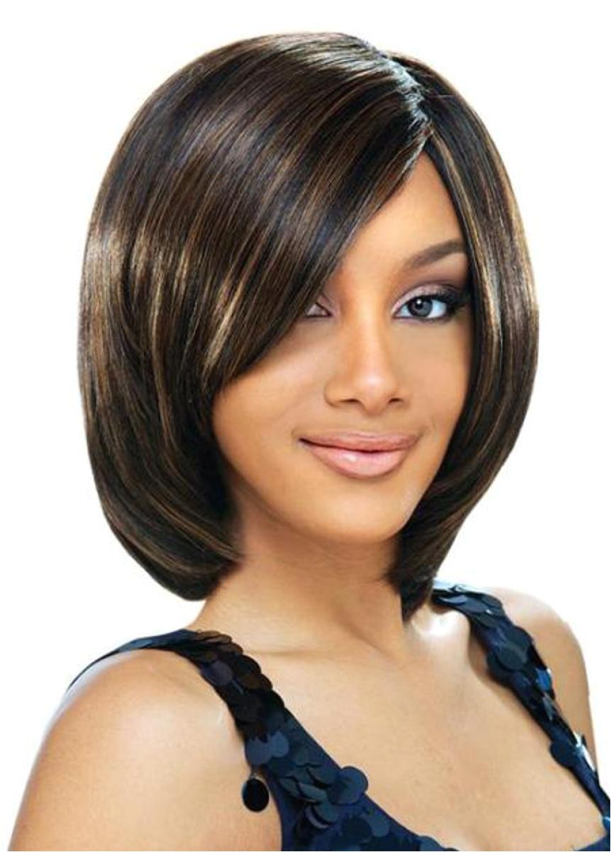 cute short bob hairstyles for black women 2