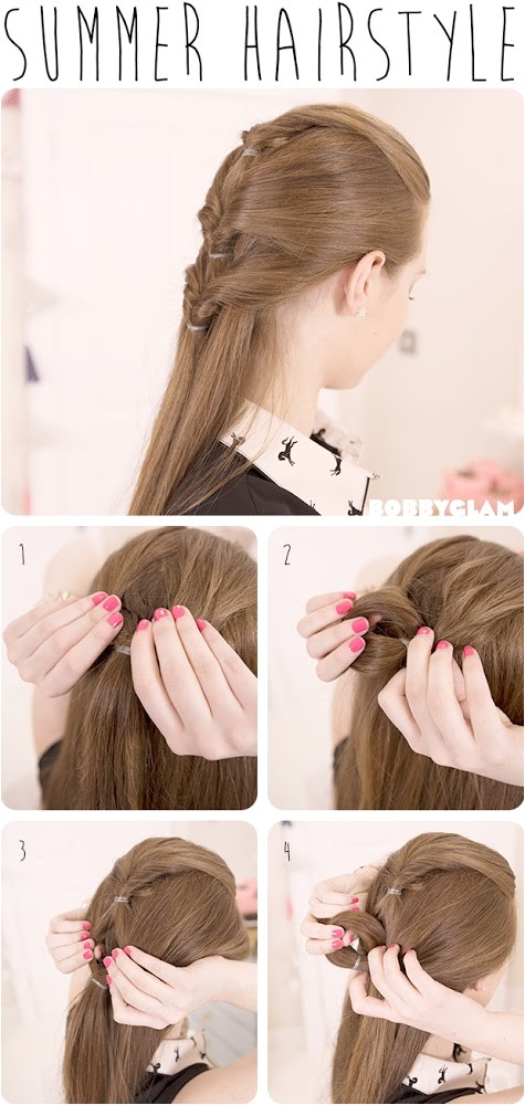 cute summer hairstyle hair tutorial