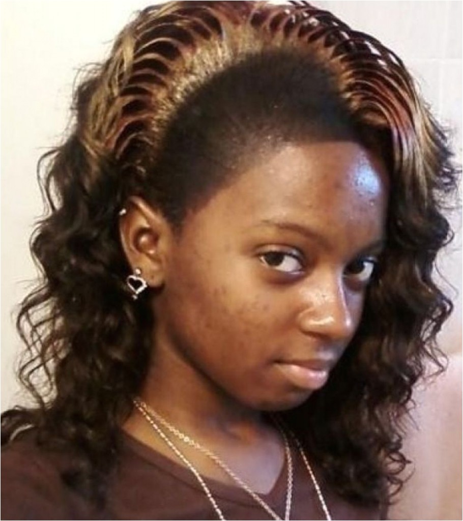 cute hairstyles with weave ponytails