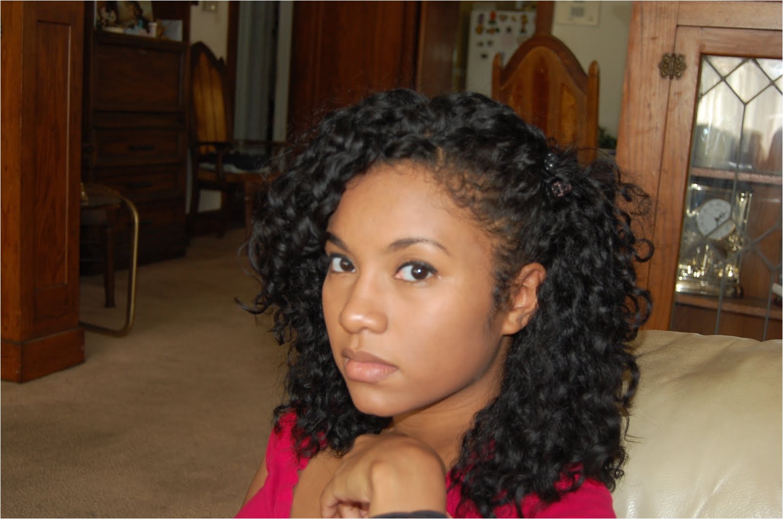 relaxed permed hair photos