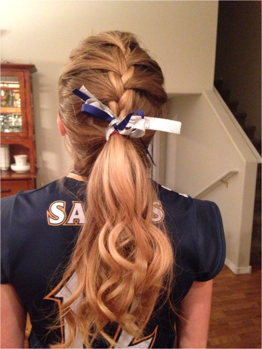 cute hairstyles for volleyball