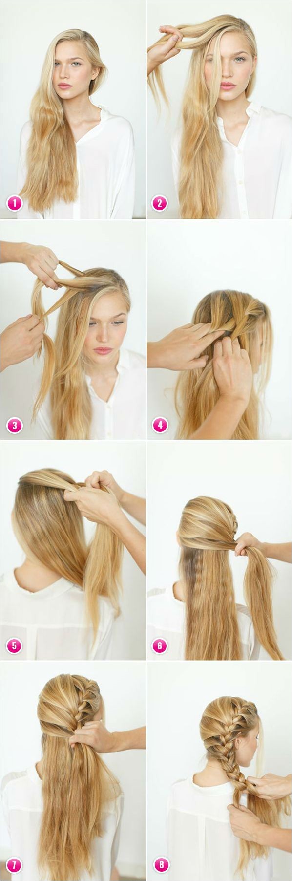 easy braids for long hair to do yourself