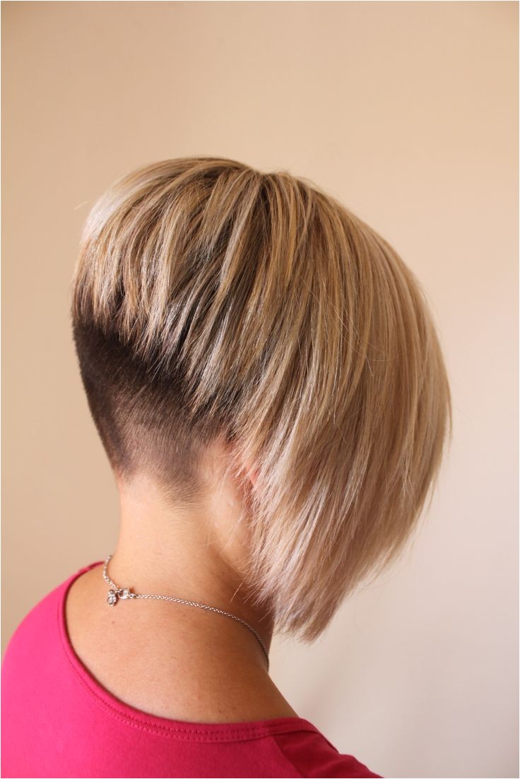 extreme undercut bob haircuts