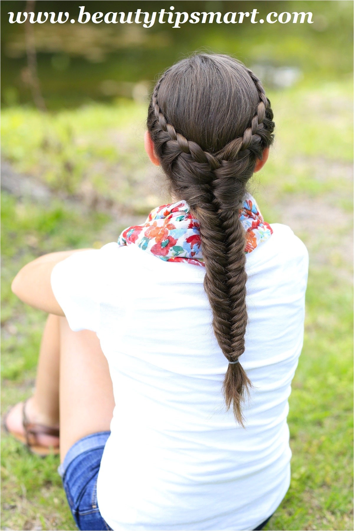 fishtail braid hairstyles for black long hairs step by step
