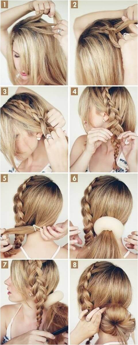 10 step by step side bun hairstyles