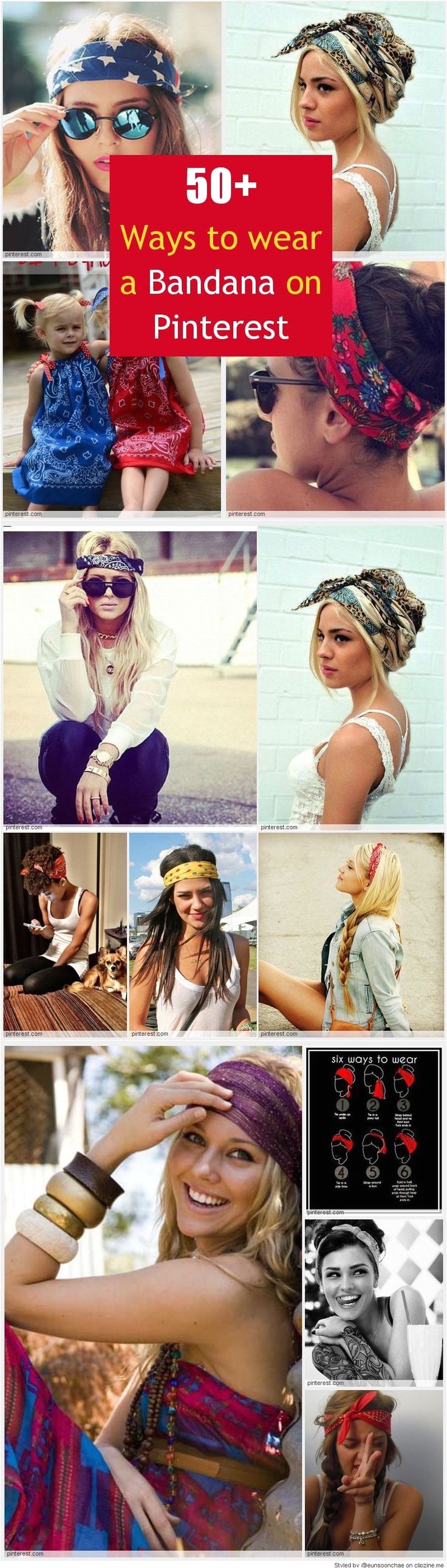 Cool ways to wear a Bandana