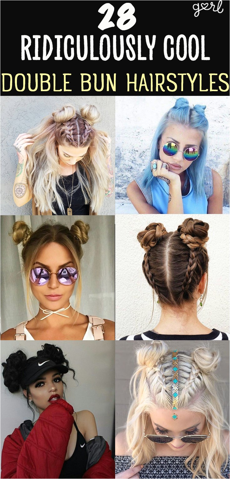 28 Ridiculously Cool Double Bun Hairstyles You Need To Try Gurl
