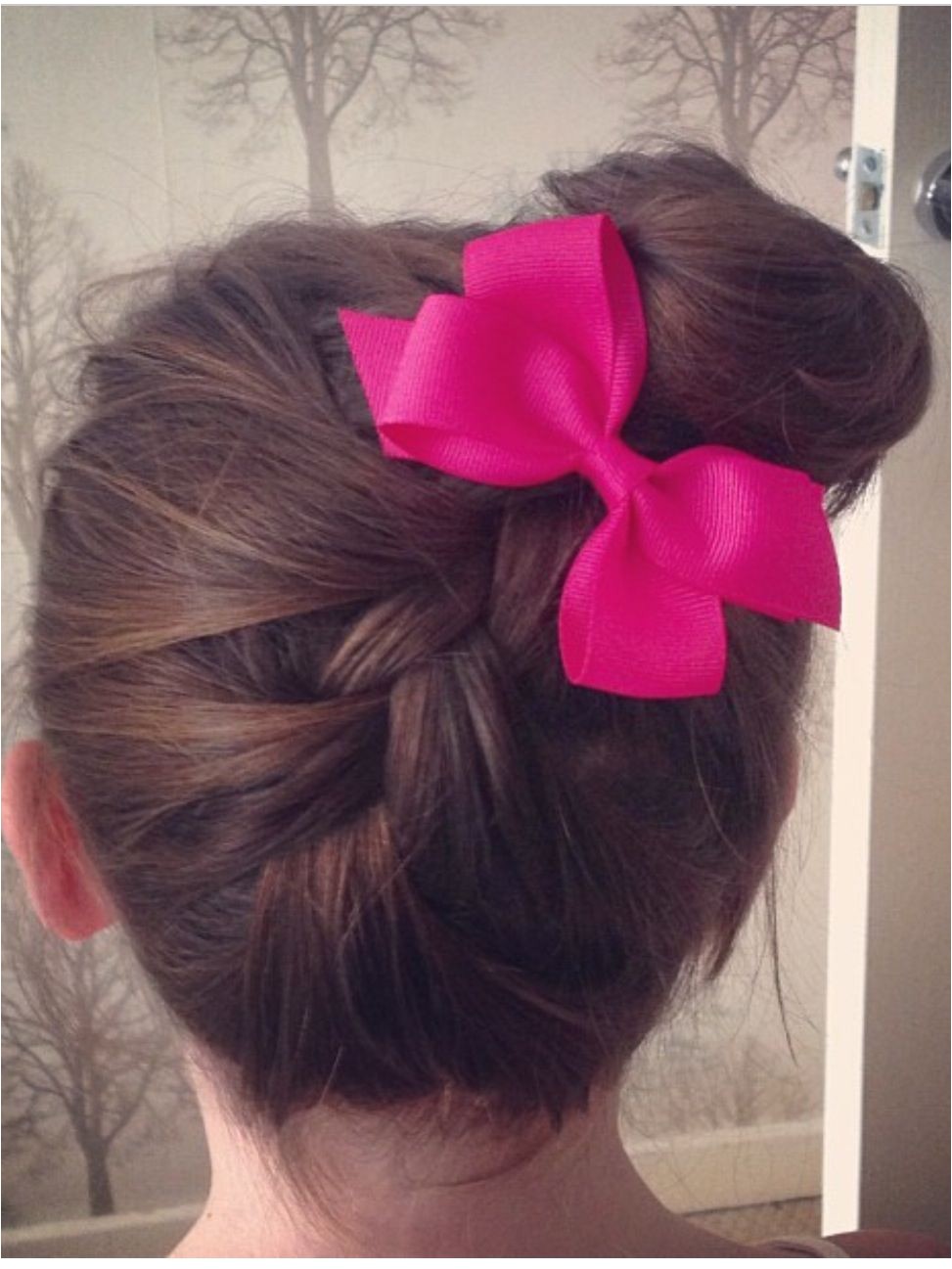 Beautiful bow hair