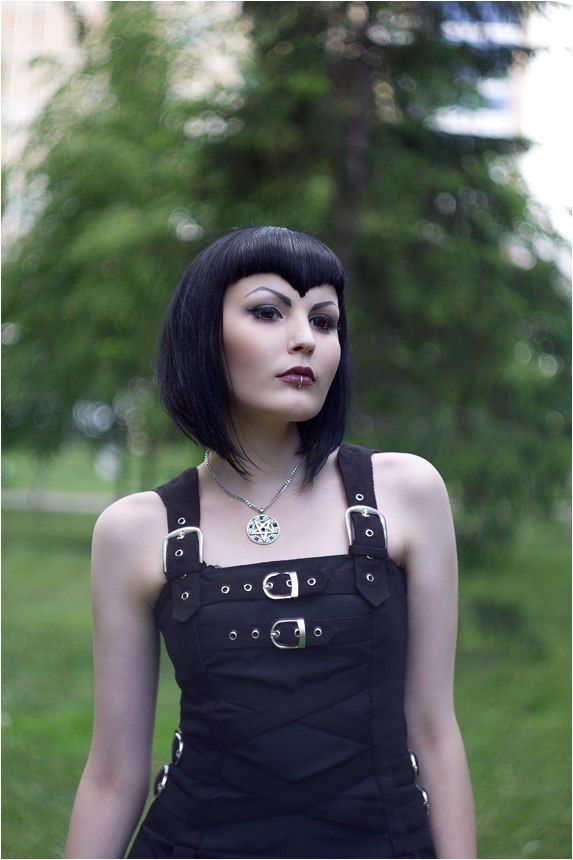 gothic bob hairstyles