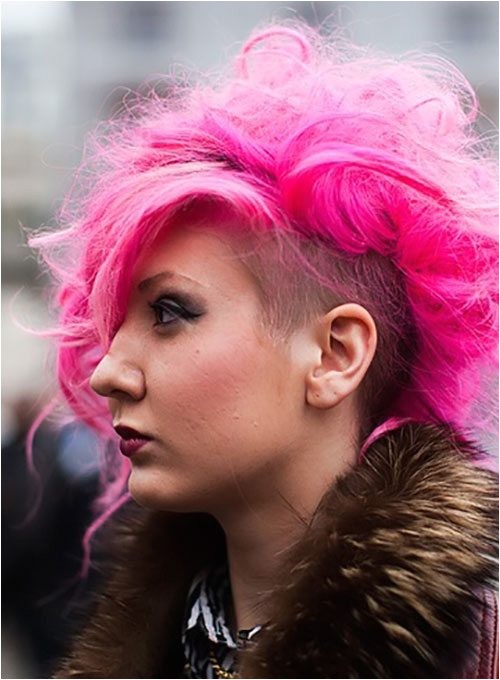 punk hairstyles for curly hair