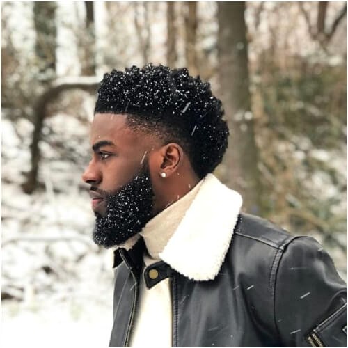 curly hairstyles for black men