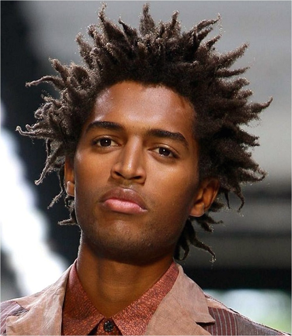 curly haircuts for black men young