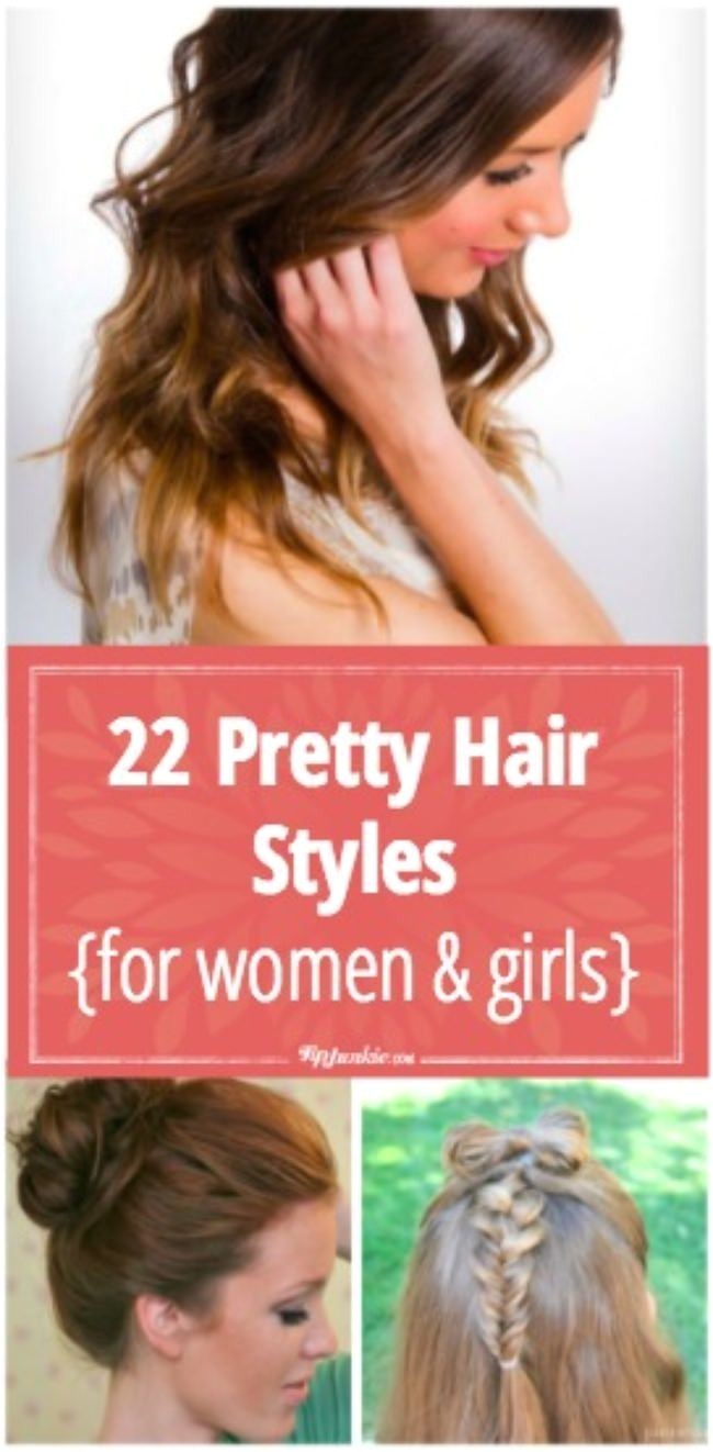 22 Pretty Hair Styles for women and girls
